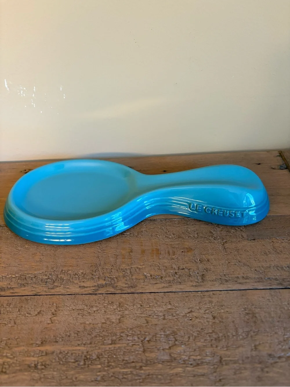 Retired Caribbean Blue Le Creuset Spoon Rest
